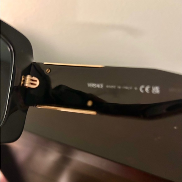 Versace VE 4405 Black and Gold Square Sunglasses - Picture 5 of 5